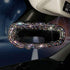 Car Rear View Mirror with Crystal Diamonds Bling Rhinestones Car Rear View Mirror for Women,Car Interior Trim,Best Birthday Holiday Gift Car Rearv...