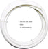 (White tubing 5 meters) - 10 pcs 1cm Quick Connect Push In to Connect Water Purifiers Tube Fittings for RO Water Reverse Osmosis System+5 metres(1...
