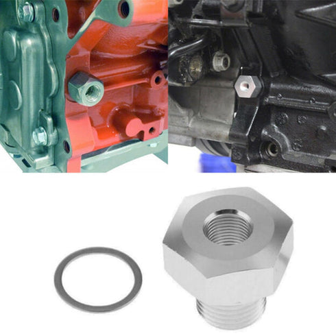 Oil Pressure Sensor Adapter M16-1.5 Adapter to 1/8 NPT for LS Engine Swap LS1 LSX LS3 and for All LS Series Engines 5.3L 6.0L 6.2L...