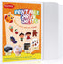 Auihiay 12 Pieces Printable Shrinky Plastic Sheets, Shrink Films Papers for Kids Easter Ornament and Mothers Day Gifts, 6 White and 6 Semitranspar...