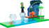 Super Mario Sparkling Waters Action Figures Playset Includes 2.5 Inch Luigi & Red Huckit Crab with Interactive Pieces...