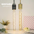 Long Test Tube Spiral Vintage Edison Filament Light Bulb?T10/T32 Medium (E26) Standard Base E27?4W 2200K 240LM Dimmable LED Edison Bulb,40W Equiva...
