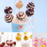 CCINEE 20 Cavity Silicone Cake Pop Mold with 30 pcs of Clear Cellophane Treat Bags 20 pcs Lollipop Sticks and 30 pcs Twist Ties in 6 Colors for Ca...