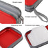 48 Capacity CD Case, Portable Hard Plastic DVD Storage Case, CD Carrying Case, Car Home Travel CD/DVD Organizer (Red 48)...