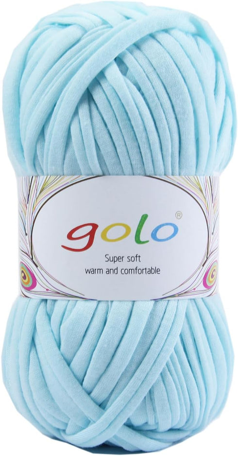 golo Yarn for Hand Knitting T-Shirt Yarn Tshirt Fabric Yarn for Beginners Cloth Yarn......
