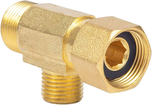 Lead-Free Brass Angle Stop Add-A-Tee Valve,3/8-Inch Compression Inlet X 3/8-Inch Compression Outlet X 3/8-Inch Compression Outlet 2 Pack...