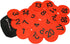 4inch Mini Floor Spot Markers for Classroom Preschool and Kindergarten (Set of 20pcs) (Red number 1-20)...