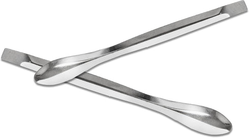 15 Pcs 3 in 1 Lab Spoon Micro Lab Spatula Stainless Steel Lab Scoop for Reagent Sampling, Mixing, Measuring 105/125/140mm for a Set...