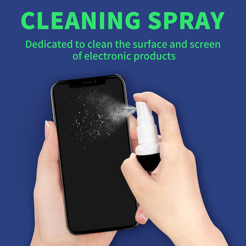 Phone Cleaning Kit, Phone Screen Cleaner, Cleaning Kit for iPhone Cell Phone Airpod, Cleaner Kit for iPhone Speaker Charging Port Cleaning Tool, E...