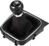 6 Speed Manual Gear Shift Knob with Gaiter Boot for Volkswagen Golf MK5 MK6 2004-2007 for Volkswagen GTI 2006-2009 Black...