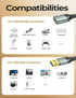 AINOPE 10FT USB Extension Cable,USB Extender,USB 3.0 Extension Cable, Male to Female Cord High Data Transfer Compatible with Webcam,USB Keyboard,F...
