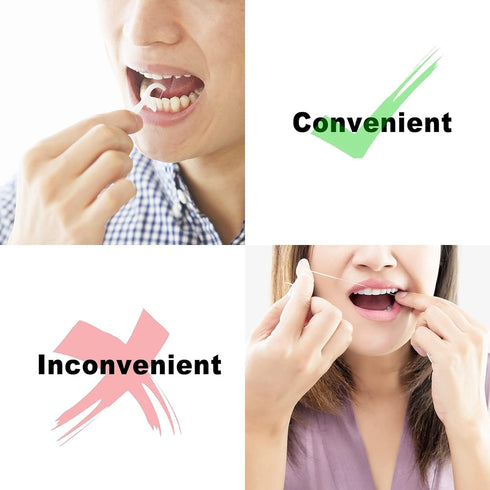 AOCEAN Dental Floss Picks - Travel Floss with Toothpicks - Professional Threader Flossers - Ideal for Family Hotel and High-Toughness Travel (216 ...