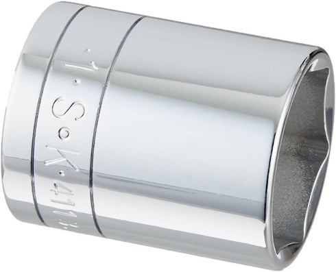 SK Hand Tool 41132 1/2 in. Drive 6 Point Fractional Standard Chrome Socket €œ 1 in, Cold Forged Steel Socket with SuperKrome Finish, Made\u00...