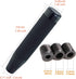 Arenbel Long Gear Shifter Knob Leather Covered Car Stick Shift Lever Alloy Handle Fit Most Manual Vehicles, Black...