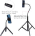 Super Magnetic Tripod Adapter for MagSafe, 16'' Flexible Phone Holder with 1/4"-20 Hole for tripods, Selfie Sticks, Camera Clamp Mount, Compatible...