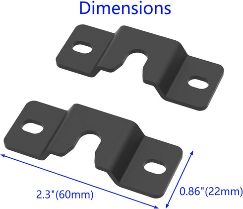 Satellite Speaker Mount, Compatible with Vizio, Sony, Klipsch, Panasonic, Samsung, and More, Fits Up to 9lbs, Black Powdercoated Steel, 15 Minute ...