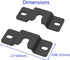 Satellite Speaker Mount, Compatible with Vizio, Sony, Klipsch, Panasonic, Samsung, and More, Fits Up to 9lbs, Black Powdercoated Steel, 15 Minute ...