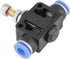 10Pcs/Set Pneumatic Speed Valve Air Valve Pneumatic Hose 6mm Throttle Valve Check Valve Pneumatic Throttle Valve Push In Speed Controller Air Cont...