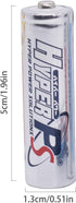 AA Size Battery Placeholder Conductor Fake Dummy Battery Setup Shell(8-Pack)...