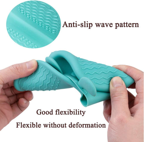 Mini Oven Mitts Gloves-BPA Free Silicone,Heat Resistant, Cooking Pinch Mitts Potholder for Kitchen Cooking & Baking (Red)...