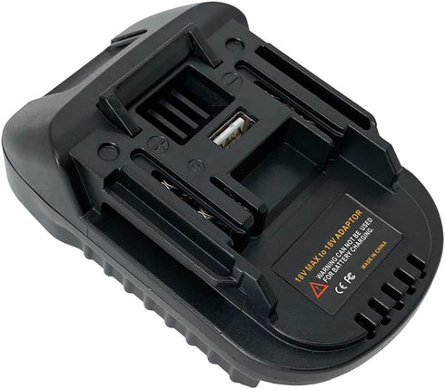 USB Battery Adapter for Makita 18V Lithium-ion LXT Cordless Tool, Convert for Bosch 18V Li-ion BAT609 BAT612 BAT618 Battery to Makita 18V Lithium ...