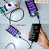 1 pcs 5V 2.4A 186 50 Charging Board Mobile Power Bank Module Dual USB 186 50 Lithium Battery Charger Board Digital LCD Display Protection Module w...