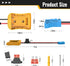 Power Wheels Adapter for Dewalt 20V Battery Adapter, Power Wheels Battery Conversion Kit with Fuse Holder and Wire Harness Connector Compatible wi...
