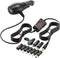 34W Car Charger Adapter with 5V 2A USB Port, 3V 4.5V 5V 6V 7.5V 9V 12V 2A Auto Cigarette Lighter Male Plug Truck Power Supply Adapter Cable for Ca...