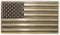 Indiana Metal Craft American Flag Solid Brass Belt Buckle with Belt Made in USA...