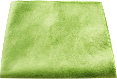King & Priory Luxury Emerald Green Velvet Pocket Square, Irish, St Patricks Day...