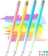 Stylus Pens for Touch Screens with 8 Extra Tips High Sensitivity & Precision Tablet Pen(4pcs),2 in 1 Stylus for iPad Compatible with All Devices...