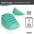 Tuli's Heavy Duty Heel Cups, Cushion Insert for Shock Absorption, Plantar Fasciitis, Sever’s Disease and Heel Pain, Made in the USA, Regular, 1 Pa...