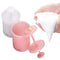Face Foam Maker 2 PCS Facial Cleansing Tool Rich Cream Foamer Deep Cleanser Foam Maker Cup Cleansing Foaming Maker for Wash Facial Skin (Pink)...