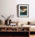 YUMKNOW Boho Mountain Wall Decor - Unframed 12x16, Mid Century Modern Nature Wall Art for Living Room, Teal Bathroom Decorations, Bedroom Pictures...