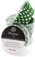Green Standard Baking Cups, Cute Polka Dots Greaseproof Cupcake Liners, 150-Count...