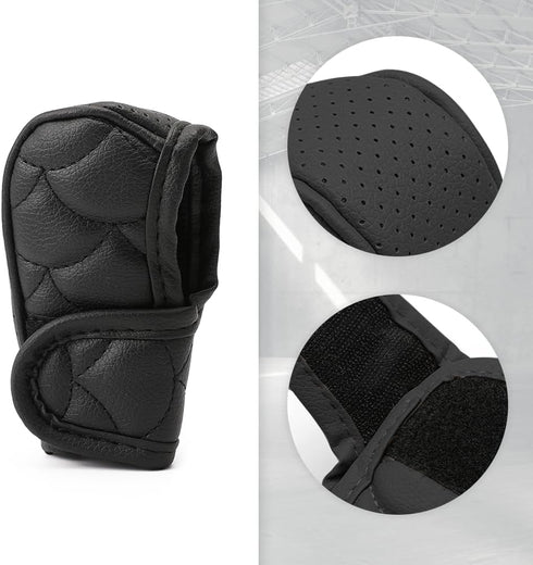 Car Gear Shift Cover,Leather Gear Shifter Cover for Protecting Stick Shift Knob,Universal Breathable Car Shifter Cover Car Interior Accessories fo...
