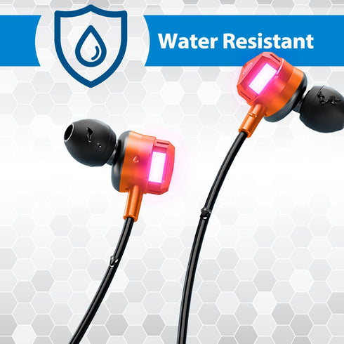 MANHATTAN Bluetooth Wireless Neckband Headphones — Earbud Earphones with 15H Playtime, Noise-Isolating, IPX4 Water Resistant, Built-in Mic – for W...