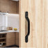 10 Pack Black Barn Door Handles, Heavy Duty Sliding Door Handle, Solid Steel Black Pull for Sliding Doors, Closets, Fences, Gates, Pantries, Garag...