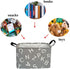 Rectangular Storage Bin Shelf Basket Canvas Fabric Toy Box,Waterproof Coating Nursery Hamper with Handles,Gift Basket for Home,Office,Clothes,Book...