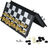 Silver and Golden Travel Chess Set 9.8'' with Game Board - Educational Games for Adults and Kids (9.8''_Silver and Golden)...