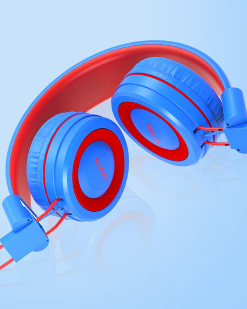 Kids Headphones, K8 Wired Headphones for Kids with Adjustable Headband, 3.5 MM Jack for School, Foldable On-Ear Headset for Amazon Kindle, Fire Bo...