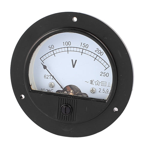 uxcell AC 0-250V Analog Voltmeter Voltage Meter Measuring Gauge Class 2.5...