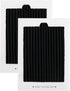 2pcs Carbon Activated Filter Refrigerator Air Filter Replacement for Ultra Pure Air, SCPUREAIR2PK, 242047801, 242061001, 241754001...