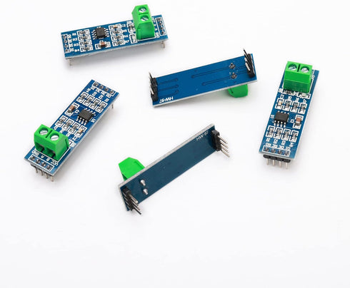 5 PCS RS-485 MAX485 Transceiver Chip Module TTL to RS-485 Module SCM Development Board...