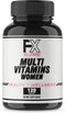 FXSUPPS Multivitamin for Women with Vitamin C, Vitamin D, Vitamin E, Zinc for Immune Support - Vegan Women's Multivitamin with Biotin, Iron, Antio...