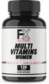 FXSUPPS Multivitamin for Women with Vitamin C, Vitamin D, Vitamin E, Zinc for Immune Support - Vegan Women's Multivitamin with Biotin, Iron, Antio...