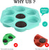 Actvty Round Chocolate Covered Cookie Molds, 3 Pcs Cylinder Chocolate Candy Silicone Molds, Perfect for Chocolate Covered Oreos, Candy, Cakes, Jel...