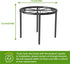 1 PCS Plant Stand-6.69IN Small Plant Rack, Heavy Duty Flower Pot Stands, Plant Pot Shelf Anti-rust Potted Plant Holder for Room Indoor and Outdoor...
