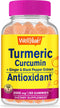 Turmeric Curcumin Gummies with Black Pepper - Antioxidant and Digestive Support - Skin Health, and Immune Function - Vegan, Non-GMO - 60 Count...