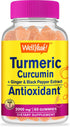 Turmeric Curcumin Gummies with Black Pepper - Antioxidant and Digestive Support - Skin Health, and Immune Function - Vegan, Non-GMO - 60 Count...